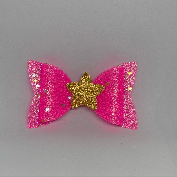 Handmade Faux Leather Hairbows - Picture 4 of 16